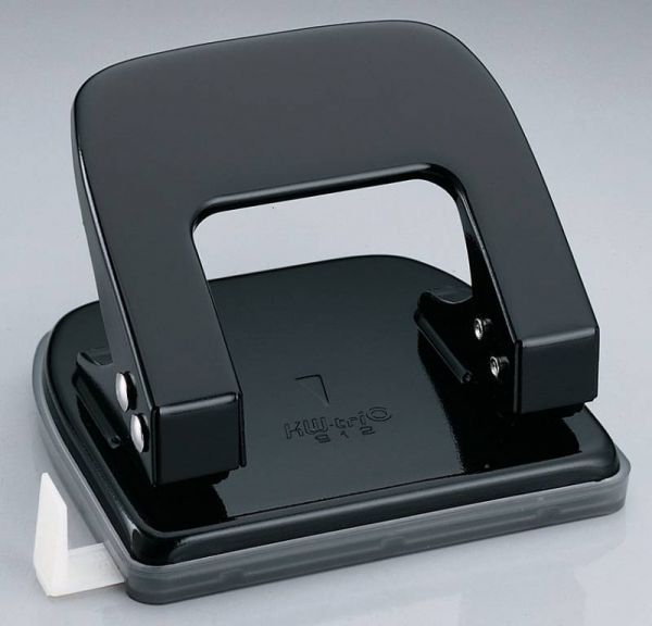 Дырокол KW-trio 912blck Typical Smart до 16 листов черный линейка
