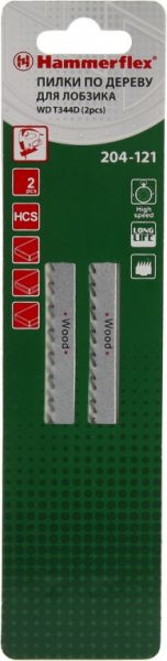 Пилка для электролобзика Hammer Flex 204-121 JG WD T344D